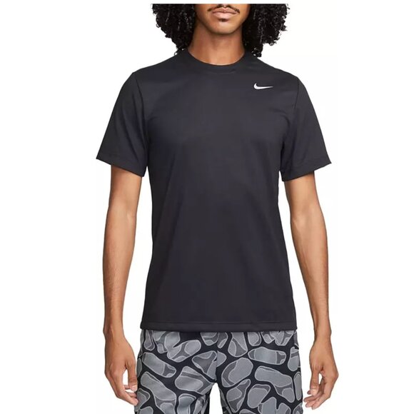 Nike Men's Dri-FIT Legend Fitness Black T-Shirt Size Large - Picture 1 of 7